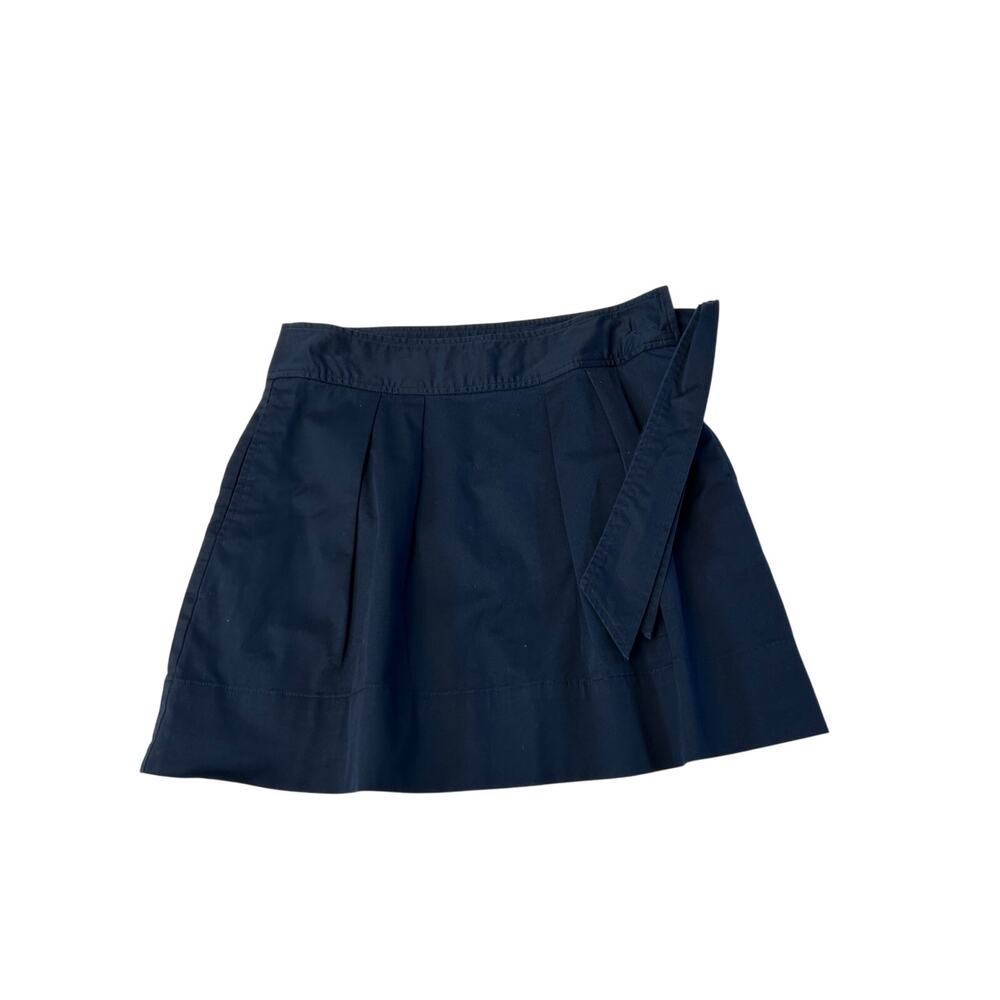 Vineyard Vines Skirt Women's Size 4 Blue Cotton Mini Academia Lined Side Zip‎